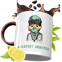 Kubek Bordowy Dla Dentysty Na Urodziny Prezent Z Nadrukiem Ze Zdjęciem