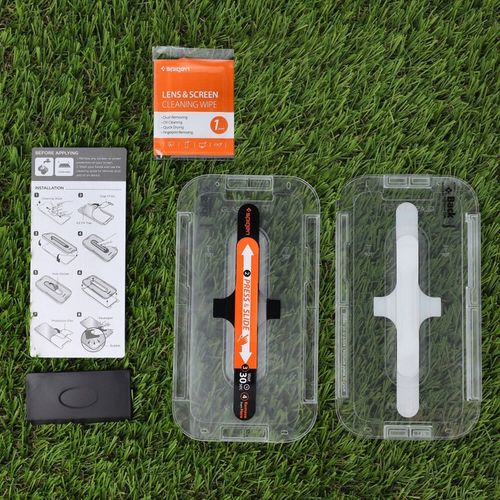 Szkło prywatyzujące do iPhone 16 Pro, Spigen Ez Privacy 1P + aplikator, 9H na Arena.pl