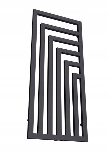 Grzejnik dekoracyjny LAOS-MIDDLE 1200x520 GRAFIT zdjęcie 1