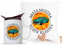 Zestaw Poduszka + Kubek Prezent Brata Braciszka Z Nadrukiem Ze Zdjęciem