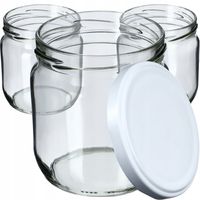 24x Słoiki Słoik 425ml Na Miód Dżem Zakrętki fi82
