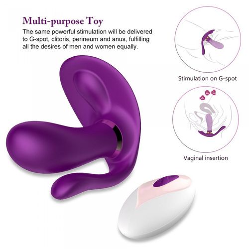 Remote wearable vibrator PURPLE na Arena.pl