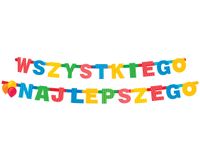 girlanda 230cm wszystkiego najlepszego | pf-gwsn