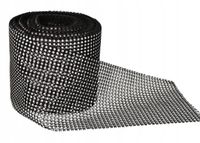 TAŚMA CYRKONIE PAS DIAMENTOWY 9,1M X12CM SREBRNA