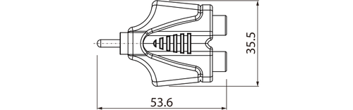 Roxtone przejściówka RCA na 2 x gniazdo RCA RPAN310 na Arena.pl