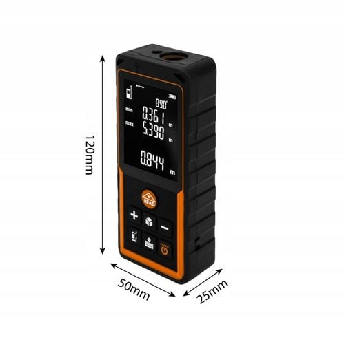 Dalmierz laserowy cyfrowy miernik odległości zasięg 80 m, IP54, NEO na Arena.pl