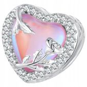 Charms Zawieszka Charms Srebro 925 Serce Trusky