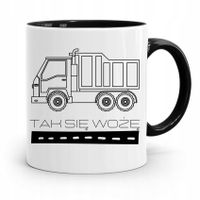 Kubek Czarny Budowlańca Majstra Fachowca Prezent Z Nadrukiem Ze Zdjęciem