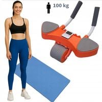 Kółko Roller Z Automatycznym Odbiciem Do ćwiczen Mięśni Brzucha z matą