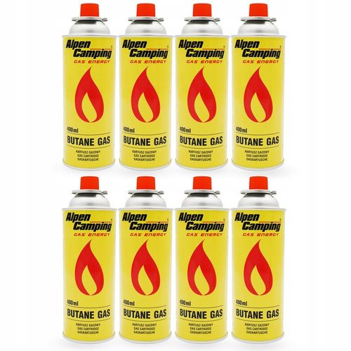 GRILL TURYSTYCZNY na KARTUSZ gazowy ALPEN CAMPING NEVADA + WALIZKA + 8x GAZ na Arena.pl
