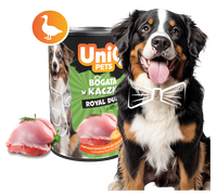 Mokra karma dla psa z kaczki ROYAL DUCK 375g UNIQ PETS