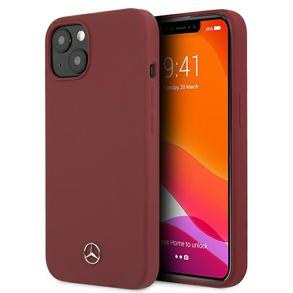 Etui Mercedes do iPhone 15, iPhone 14, iPhone 13, Czerwony zdjęcie 1