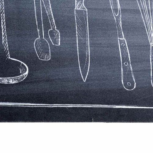 Mata kuchennna Przestrzeń szefa kuchni 45 x 150 cm Aksamit na Arena.pl