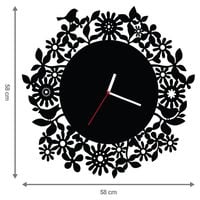 ZEGAR ŚCIENNY PTAKI 58cm XXL 163.11