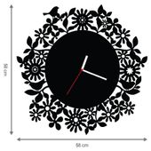 ZEGAR ŚCIENNY PTAKI 58cm XXL 163.11