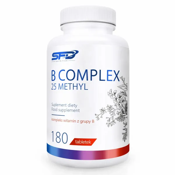 B Complex 25 Methyl 180tab - SFD UKŁAD NERWOWY ODPORNOŚĆ zdjęcie 1