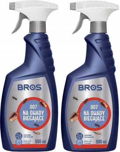 BROS 007 na owady biegające karaluchy mrówki rybiki pluskwy 500 ml - 2 na Arena.pl
