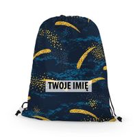 WORKO-PLECAK SPORTOWY z Twoim imieniem Granat i złoto 186