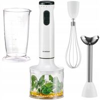 Blender ręczny SilverCrest SSMS 600 E3 rozdrabniacz mikser pojemnik biały