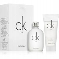 Calvin Klein CK One zestaw woda toaletowa 50 ml, żel pod prysznic 100 ml
