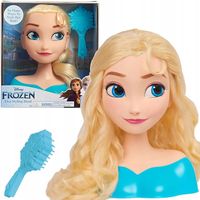 LALKA GŁOWA DO CZESANIA I STYLIZACJI WŁOSÓW DISNEY ELSA KRAINA LODU 16 CM