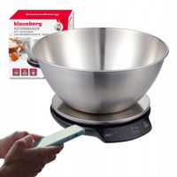 Waga kuchenna Klausberg KB7939 srebrny/szary 5 kg