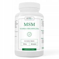 MSM Siarka Organiczna 500mg STAWY, KOŚCI 250 tab