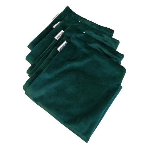 Poszewka 45x45 cm Aksamitna Butelkowa Zieleń 4 szt na Arena.pl