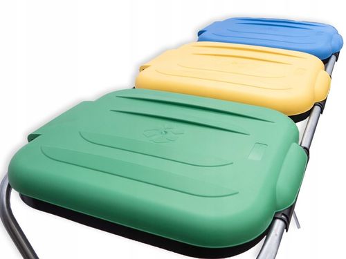 KOSZ STOJAK NA WORKI DO SEGREGACJI ŚMIECI 4 x 120l na Arena.pl