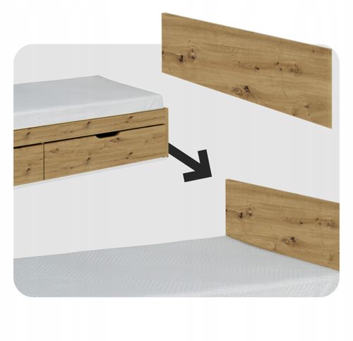 Łóżko dziecięce dla dziecka dzieci młodzieżowe 80x200 cm Lili Family Meble na Arena.pl