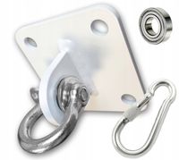 Uchwyt montażowy sufitowy z ŁOŻYSKIEM i szeklą sufitowe hak 180 Biały