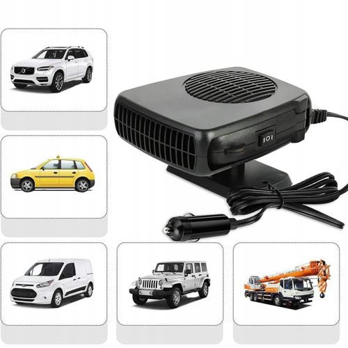 ODMRAŻACZ SZYBY 12V, 150W WENTYLATOR SAMOCHODOWY, PODGRZEWACZ SAMOCHODOWY na Arena.pl