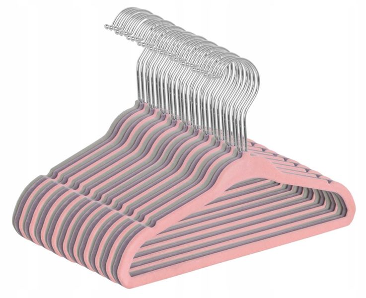 Wieszak welurowy Mini Girl komplet 30 sztuk zdjęcie 1