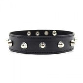 Wiązania-Collare Spikes Collar Black