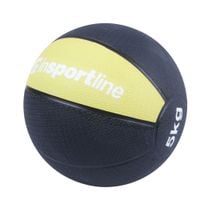 Piłka lekarska inSPORTline MB63 ∙ 5 kg ∙ powłoka antypoślizgowa ∙ kompaktowy rozmiar