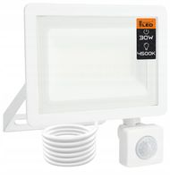 Naświetlacz LED SLIM 30W halogen czujnik ruchu zmierzchu reflektor halogen