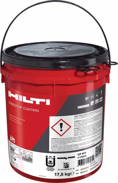 CP 673 Masa ogniochronna Hilti Biała 2kg zdjęcie 1
