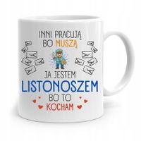 Kubek Prezent Dla Listonosza Bo To Kocham Z Nadrukiem Ze Zdjęciem
