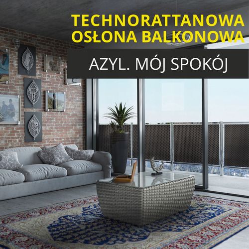Osłona Balkonowa Technorattan Mata Na Wymiar na Arena.pl