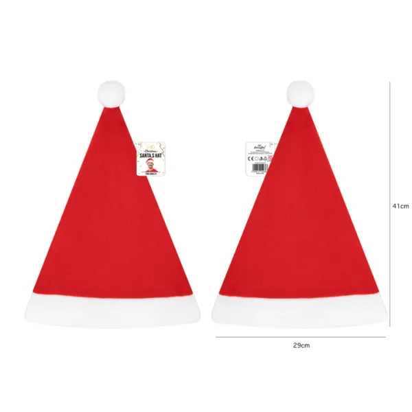 Czapka Mikołaja gładka 56cm zdjęcie 4