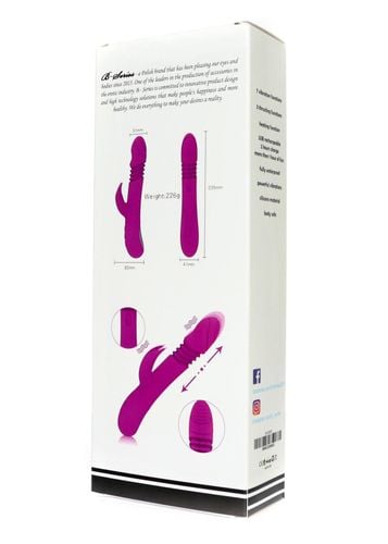 wibrator ella, 7 vibration modes 3 thrusting function, heating na Arena.pl