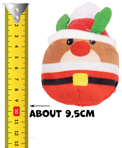 Zabawka dla psa Mini mikołaje w świątecznej czapce z piszczałką UNIQ PETS na Arena.pl