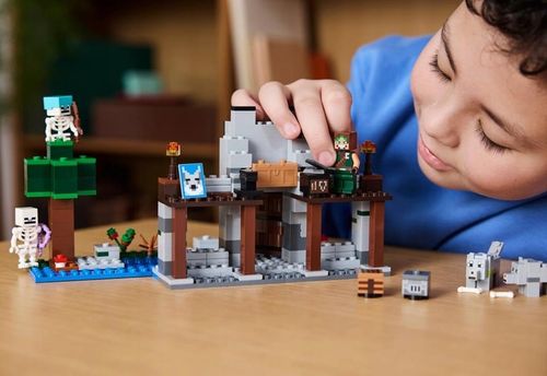 KLOCKI LEGO | MINECRAFT 21261 WILCZA TWIERDZA NOWE ZESTAW DLA DZIECI +TORBA na Arena.pl