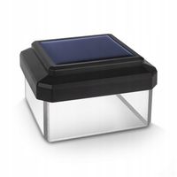 Nakładka solarna LED na słupek GreenBlue 61x41x45 mm 4000 K czarna