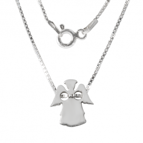 SREBRNY NASZYJNIK GWIAZD ANIOŁEK CELEBRYTKA PRÓBA SREBRA 925 GRAWER GRATIS na Arena.pl