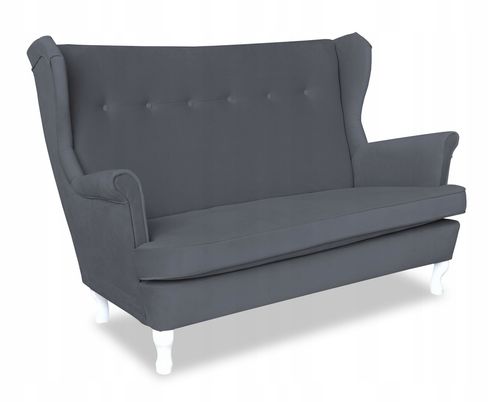 Zestaw wypoczynkowy mebli uszak ARI sofa fotele skandynawskie Family Meble na Arena.pl