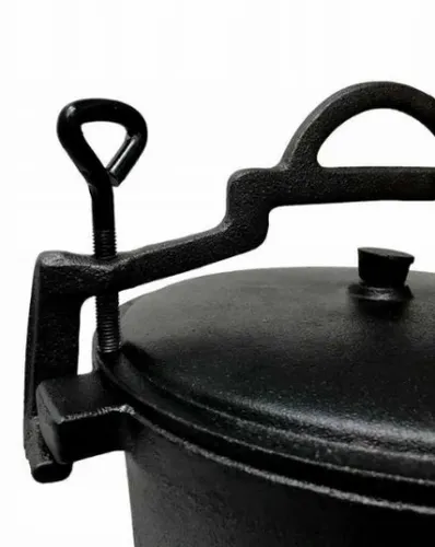 Kociołek stojący 8 l + RĘKAWICE ŻAROODPORNE DO PIEKARNIKA GRILLA KOMINKA na Arena.pl