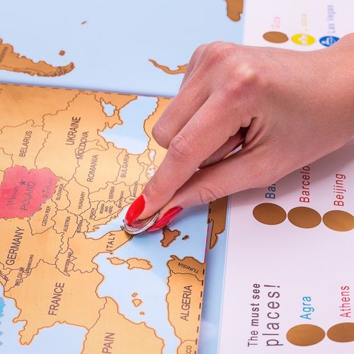 Mapa Zdrapka - Świat (EN) na Arena.pl