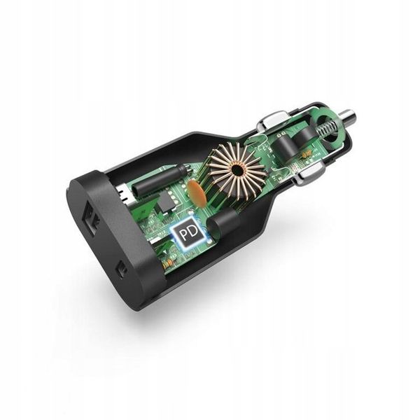 ŁADOWARKA samochodowa HAMA USB USB-C + kabel USB-C zdjęcie 2