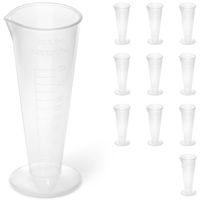 zlewka laboratoryjna plastikowa z podziałką 50 ml - 10 szt.